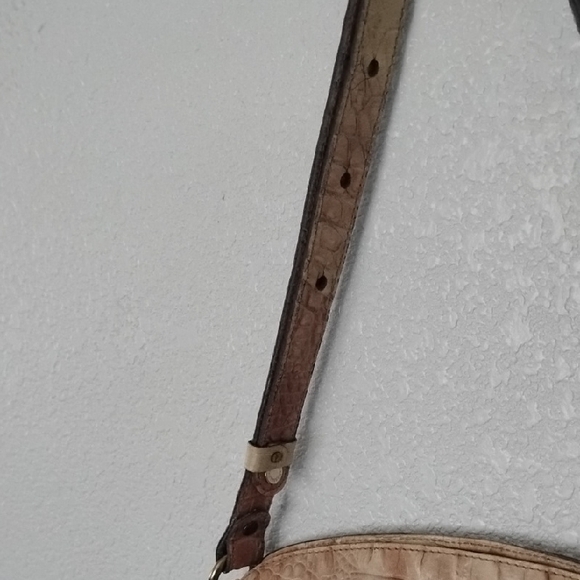 Brahmin Tan Embossed Leather Shoulder Bag - Picture 5 of 14